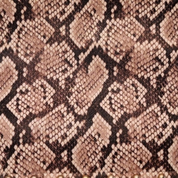 White House Black Market Snake Pattern Clutch/ Wristlet - Picture 3 of 5